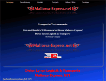 Tablet Screenshot of mallorca-express.net